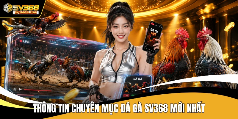 Thông tin chuyên mục đá gà SV368 mới nhất